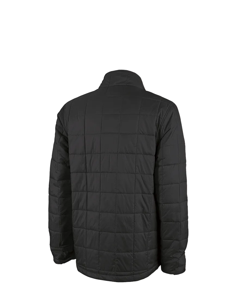 Image of a model wearing a 9540 Charles River Men's Lithium Quilted Jacket